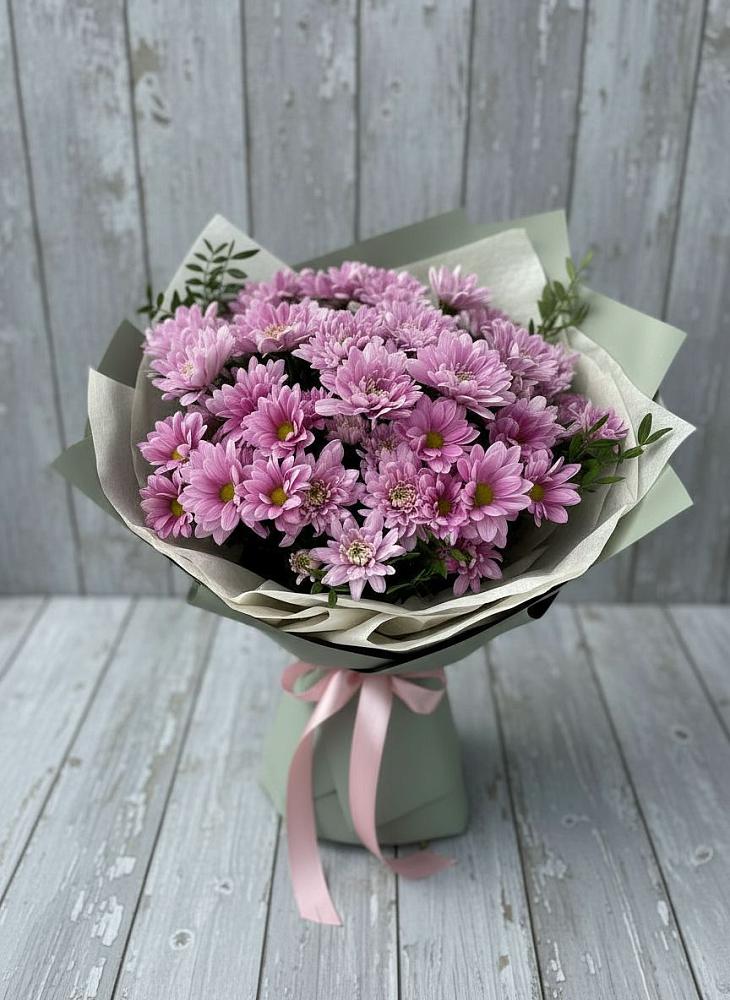 Букет цветов из: Хризантемы в Романовка Ленинградская область