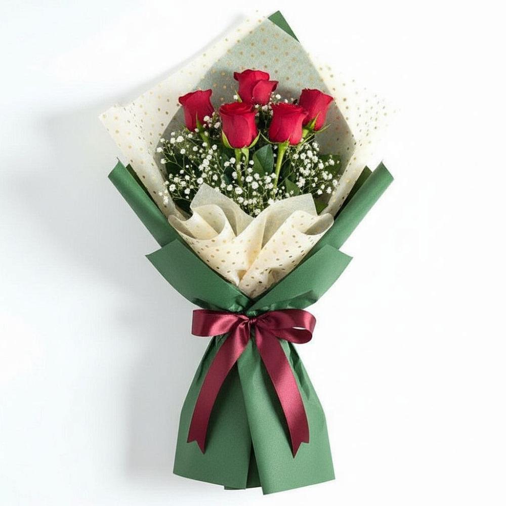 Букет цветов из: Розы в Романовка Ленинградская область