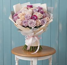 Букет цветов из:  Розы в Романовка Ленинградская область