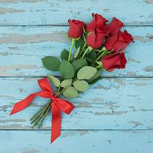 Букет Красные розы в Романовка Ленинградская область