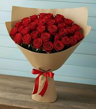 Букет Красные розы Милано в Романовка Ленинградская область