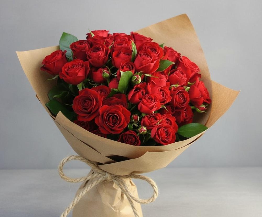 Букет Любовный роман в Романовка Ленинградская область