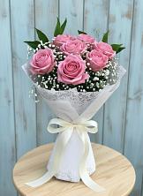 Букет цветов из:  Розы в Романовка Ленинградская область