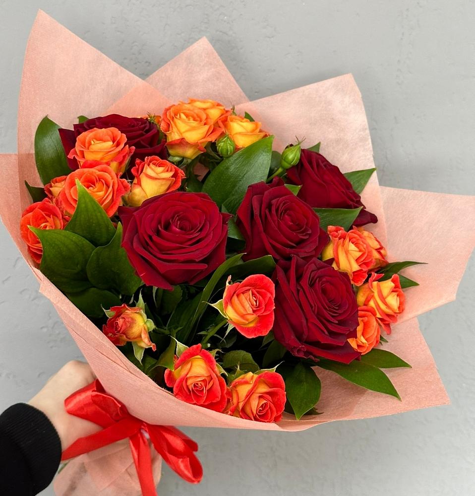 Букет Любовь и восторг в Романовка Ленинградская область