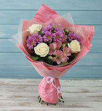 Букет цветов из:  Герберы в Романовка Ленинградская область