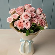 Букет Розовый шарм в Романовка Ленинградская область