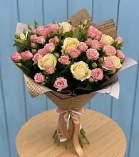 Букет цветов из:  Розы #REPLACE_PRED# Романовка Ленинградская область