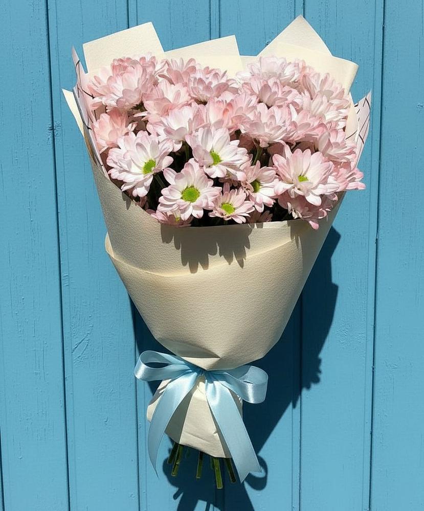 Букет цветов из: Хризантемы в Романовка Ленинградская область