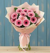 Букет цветов из:  Герберы в Романовка Ленинградская область