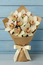 Букет цветов из:  Орхидеи и Розы #REPLACE_PRED# Романовка Ленинградская область